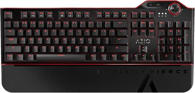 Main image of Azio MGK L80 Mechanical Gaming Keyboard (Brown K-Switch / Red Backlight)