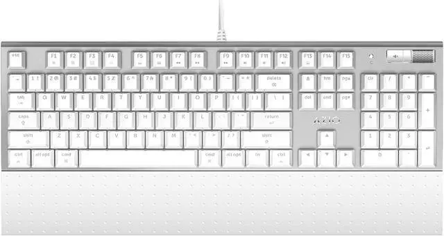 Alt view image 2 of 5 - MK Mac USB Backlit Mechanical Keyboard Wired (Brown Switch / White Backlight)