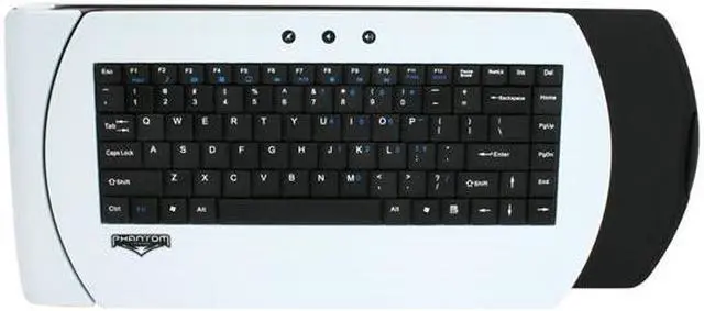 Alt view image 3 of 5 - Phantom PHAN-1000 WHT White USB RF Wireless Mini Keyboard