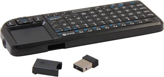 Alt view image 3 of 6 - VisionTek Candyboard 900319 Black 69 Normal Keys USB RF Wireless Mini Keyboard