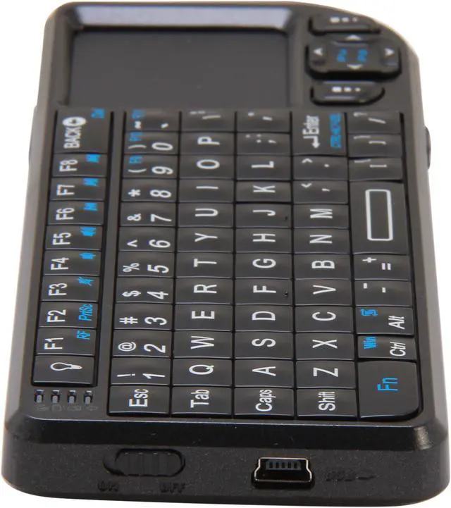 Alt view image 5 of 6 - VisionTek Candyboard 900319 Black 69 Normal Keys USB RF Wireless Mini Keyboard