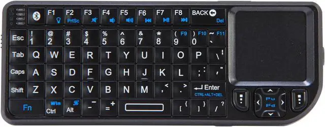 Alt view image 2 of 6 - VisionTek Candyboard 900335 Black 69 Normal Keys Bluetooth Wireless Mini Keyboard