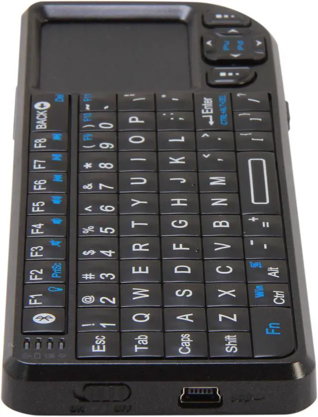Alt view image 4 of 6 - VisionTek Candyboard 900335 Black 69 Normal Keys Bluetooth Wireless Mini Keyboard