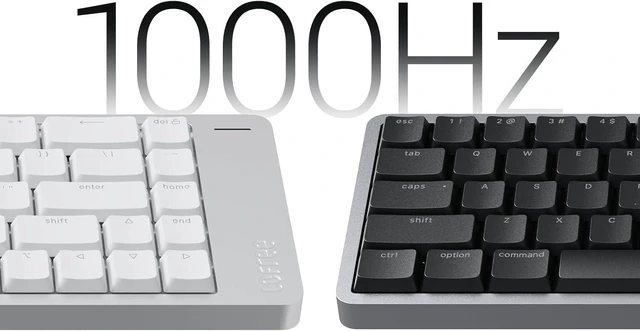 Alt view image 8 of 9 - LOFREE Flow2 Low-Profile 68 Keys Mechanical Keyboard, Aluminum Alloy with Surfer Linear Switches, Rechargeable Wireless Keyboards with 3 Mode Connections for Windows, macOS - White