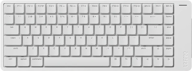 Main image of LOFREE Flow2 Low-Profile 84 Keys Mechanical Keyboard, Aluminum Alloy with Surfer Linear Switches, Rechargeable Wireless Keyboards with 3 Mode Connections for Windows, macOS - White
