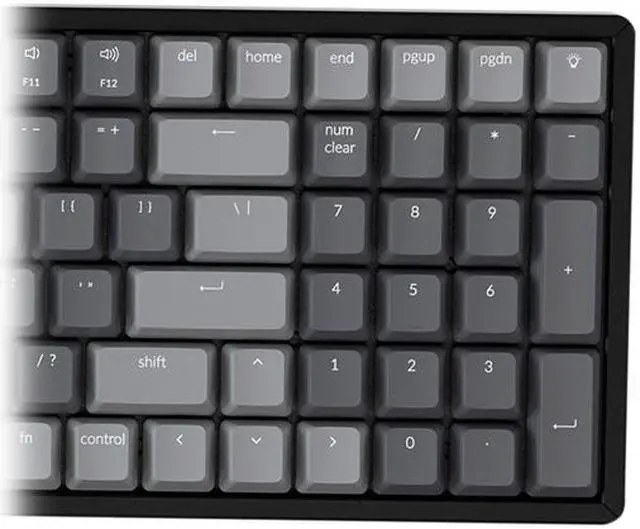 Alt view image 2 of 2 - Keychron K4 Bluetooth/USB-C Keyboard - RGB Backlit - Gateron Blue - Mac and Windows - Aluminum Frame