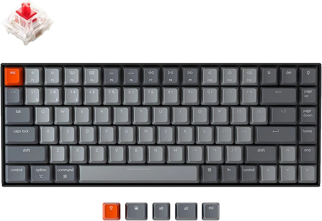 Main image of Keychron K2 Keyboard V2 - Gateron Red - RGB