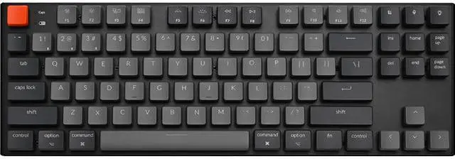 Main image of Keychron K1-M1 Black Bluetooth Wireless Keyboard - Gateron LP Red - RGB