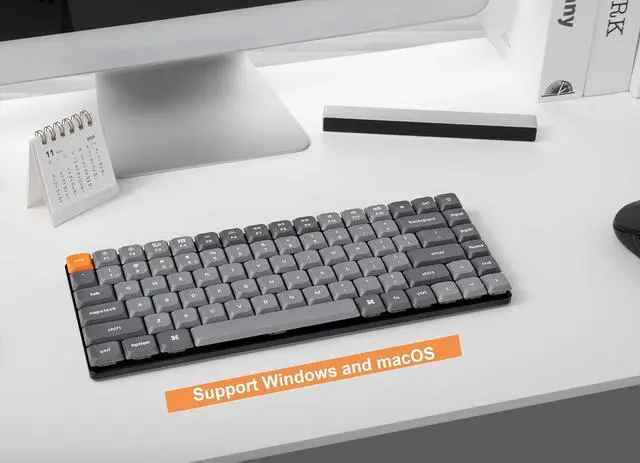 Alt view image 3 of 5 - Keychron K3 Max RGB Low Profile Hot-swappable Wireless Mechanical Keyboard(K3M-H3)