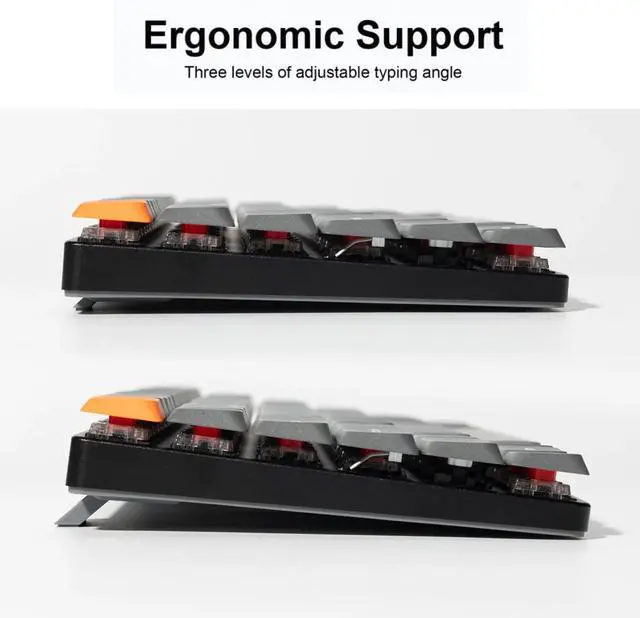 Alt view image 5 of 5 - Keychron K3 Max RGB Low Profile Hot-swappable Wireless Mechanical Keyboard(K3M-H3)