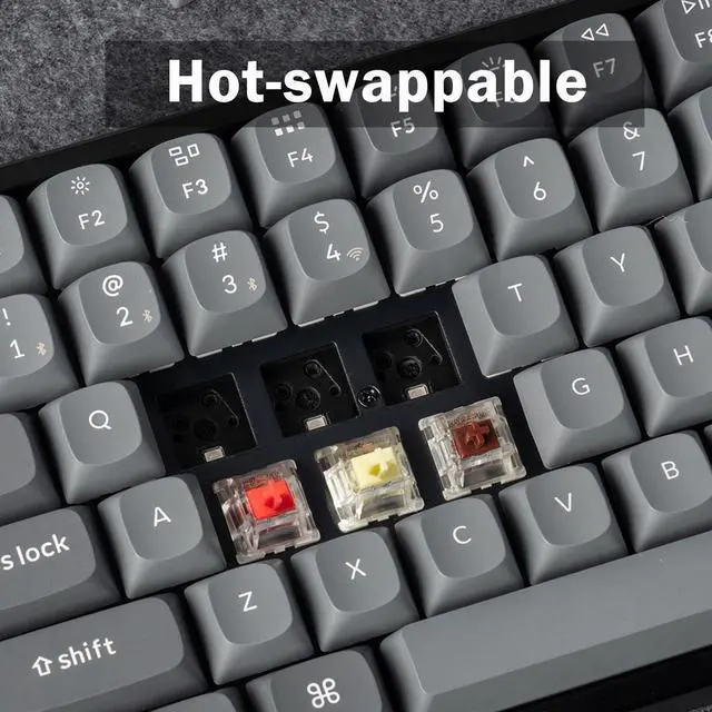 Alt view image 4 of 7 - Keychron K10 Max RGB Hot-swappable Wireless Mechanical Keyboard(K10M-H3)