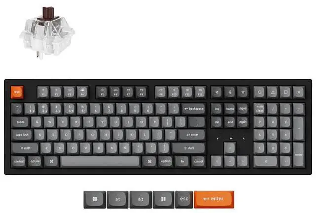 Main image of Keychron K10 Max RGB Hot-swappable Wireless Mechanical Keyboard(K10M-H3)