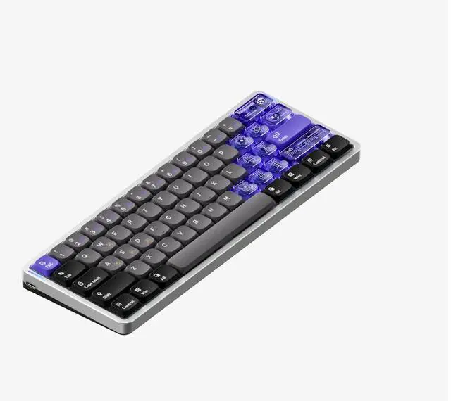 Main image of NuPhy Air60 HE RGB Low Profile Hotswap Wired Mechanical Gaming Keyboard 60% Layout (61 Keys), Magnetic Jade PRO Switches Compatible with Windows, iOS, macOS
