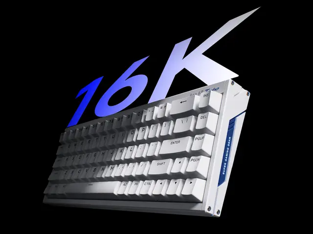 Alt view image 2 of 4 - MCHOSE Ace68 Turbo 65% Aluminum Hall Effect Magnetic Switch Keyboard, 16K Polling, Wired - Nova White