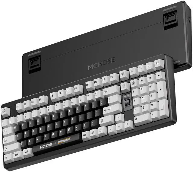 Alt view image 3 of 5 - MCHOSE x Unbox Therapy UT98 98% Tri-Mode Wireless Gasket Mount Mechanical Keyboard, 10000mAh Battery - Classic Therapy (Silent)