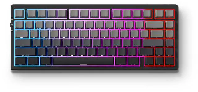 Main image of MCHOSE G75 PRO 75% Wireless Mechanical Keyboard, TKL Keyboards Tri-Mode BT5.0/2.4GHz/USB-C, Hot Swap Custom Creamy Keyboards Linear Switch, Double Shot PBT Keycaps RGB LED Backlit (Black/Matcha Latte)