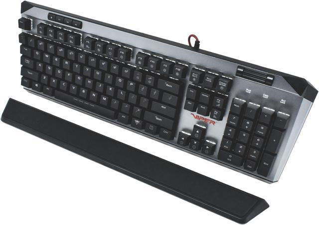 Alt view image 11 of 20 - Patriot Viper Gaming V765 Mechanical RGB Illuminated Gaming Keyboard w/Media Controls - Kailh Box Switches, 104-Standard Keys, Removable Magnetic Palm Rest - PV765MBWUXMGM