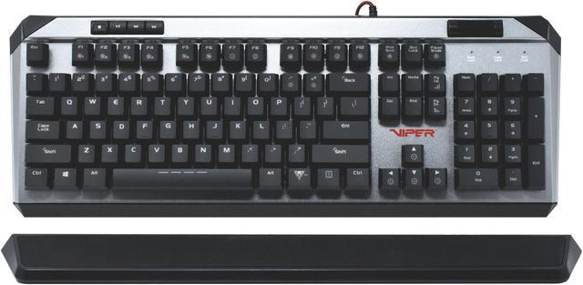 Alt view image 12 of 20 - Patriot Viper Gaming V765 Mechanical RGB Illuminated Gaming Keyboard w/Media Controls - Kailh Box Switches, 104-Standard Keys, Removable Magnetic Palm Rest - PV765MBWUXMGM