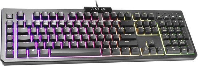 Alt view image 3 of 13 - EVGA Z12 RGB Gaming Keyboard, RGB Backlit LED, 5 Programmable Macro Keys, Dedicated Media Keys, Water Resistant, 834-W0-12US-KR