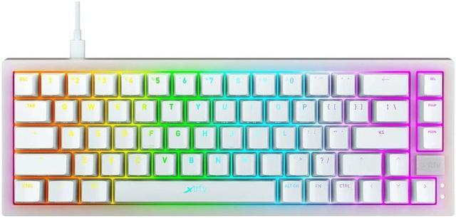 XTRFY K5 RGB Mechanical Keyboard - SF - White - Kailh Red - Newegg.com