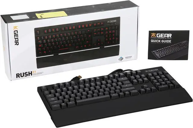 Alt view image 4 of 4 - Fnatic Gear Rush Mechanical Gaming Keyboard – Cherry Blue Switches