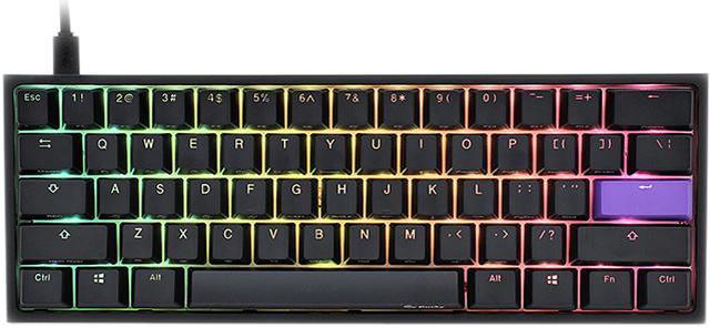 Ducky DKON2061ST-SUSPDAZT1 One Mini RGB Version (Zodiac Space bar)  Gaming Keyboard Cherry MX Silent Red Switch Gaming Keyboards