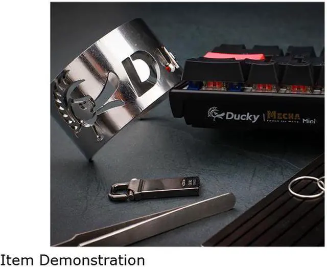 Alt view image 5 of 6 - Ducky DKME2061ST-CUSPDAAT1 Mecha Mini Version 2 (Zodiac Space bar) Gaming Keyboard - Cherry MX Blue Swicth