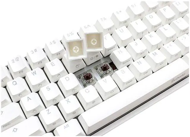 Alt view image 3 of 4 - Ducky DKON2061ST-CUSPDWWT1 One 2 Mini Pure White RGB Version 2 (Zodiac Space bar) Gaming Keyboard - Cherry MX Blue Switch