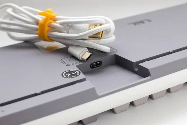 Alt view image 4 of 5 - Ducky ONE 3 RGB Mist - TKL - Silver Keyboard