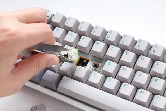 Alt view image 4 of 7 - Ducky ONE 3 RGB Mist - SF - Brown Keyboard