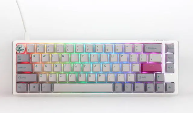 Alt view image 7 of 7 - Ducky ONE 3 RGB Mist - SF - Brown Keyboard