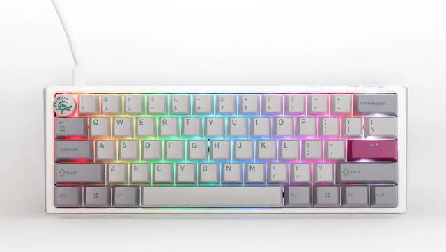 Alt view image 8 of 8 - Ducky ONE 3 RGB Mist - Mini - Silent Red Keyboard