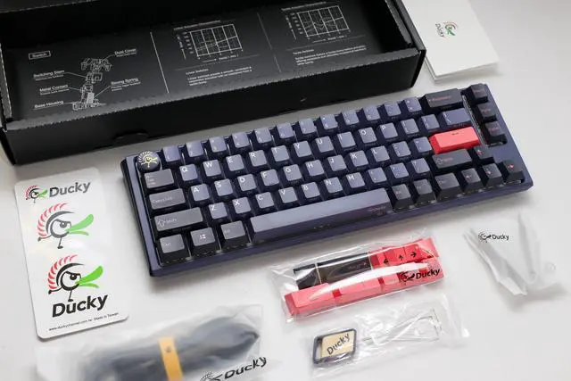 Alt view image 9 of 9 - Ducky ONE 3 RGB Cosmic - SF - Silent Red