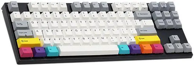 Alt view image 2 of 3 - Varmilo CMYK MA87MO2W/LLK12W Mini USB Wired TKL Keyboard
