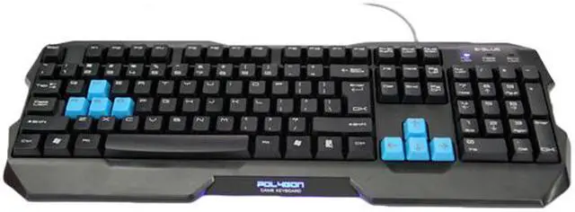 Alt view image 2 of 2 - E-Blue EKM075BK Polygon Keyboard