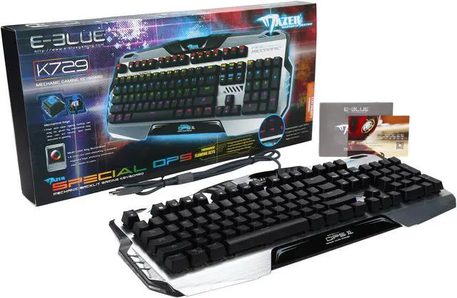 Alt view image 5 of 5 - E-Blue EKM729BGUS-IU Gaming Keyboard