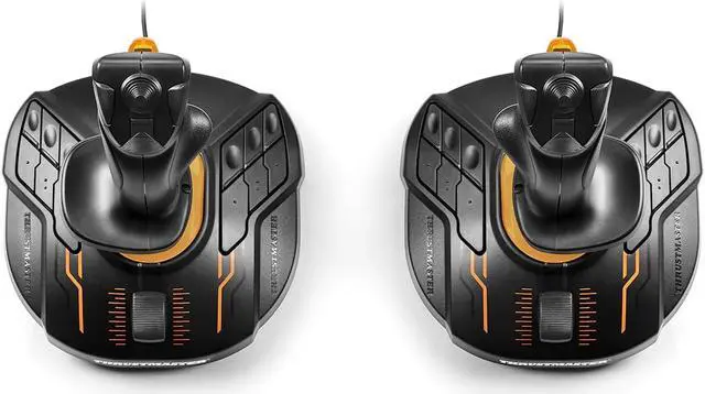 Alt view image 6 of 6 - Thrustmaster T.16000M FCS (Flight Control System) Space Sim Duo for PC,  VR