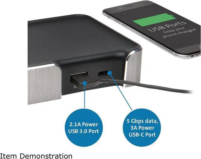 Alt view image 6 of 8 - Kensington SD5200T Thunderbolt 3 Docking Station – 85W PD (Power Delivery) - Dual Monitor 4k for Mac and PC (K38300NA)