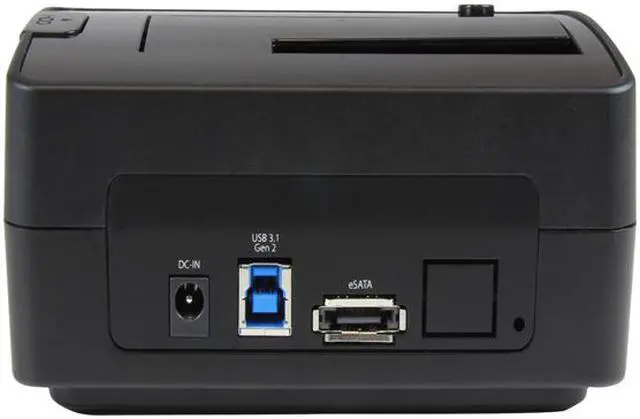 Alt view image 3 of 8 - STARTECH.COM SDOCKU313E 1BAY USB 3.1 GEN 2 /ESATA DOCK