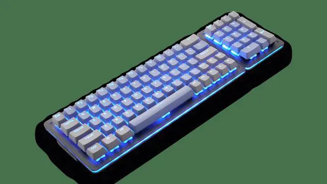 Alt view image 12 of 14 - MOUNTAIN Mineral PBT Keycap set - US-ANSI + ISO addon - PBT Double-Shot - OEM Profile - 113 Keys (Dolomite B)
