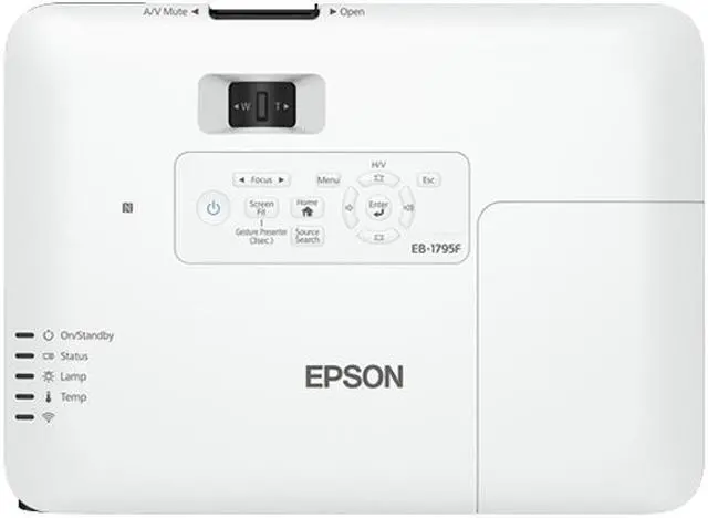 Alt view image 4 of 5 - Epson PowerLite 1795F FHD 1080p Ultra-Portable Wireless Projector with Miracast 3200 lumens, V11H796020
