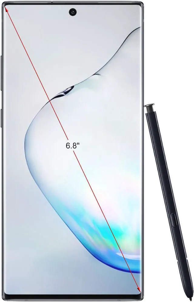 Alt view image 2 of 5 - Samsung Galaxy Note 10+ Plus 512GB Factory Unlocked Aura Black (Fully Unlocked, 6.8 Inch Display, 4G LTE, U.S. Version) SM-N975UZKEXAA - OEM