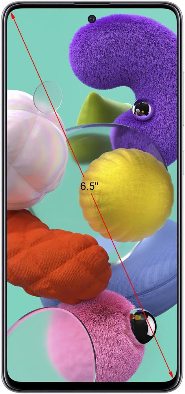 Alt view image 2 of 7 - Samsung Galaxy A51 A515F 128GB DUOS GSM Unlocked Phone w/ Quad Camera 48 MP + 12 MP + 5 MP + 5 MP (International Variant/US Compatible LTE)