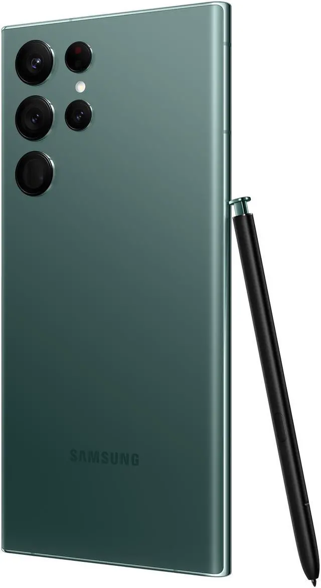 Alt view image 12 of 14 - Samsung Galaxy S22 Ultra Dual-SIM + eSIM 256GB ROM + 12GB RAM (GSM | CDMA) Factory Unlocked 5G SmartPhone (Green) - International Version