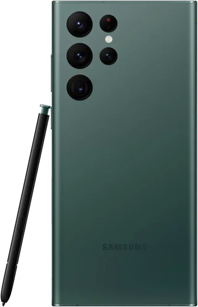 Alt view image 14 of 14 - Samsung Galaxy S22 Ultra Dual-SIM + eSIM 256GB ROM + 12GB RAM (GSM | CDMA) Factory Unlocked 5G SmartPhone (Green) - International Version