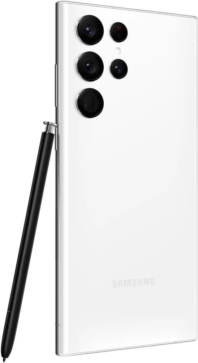 Alt view image 13 of 14 - Samsung Galaxy S22 Ultra Dual-SIM + eSIM 256GB ROM + 12GB RAM (GSM | CDMA) Factory Unlocked 5G SmartPhone (Phantom White) - International Version