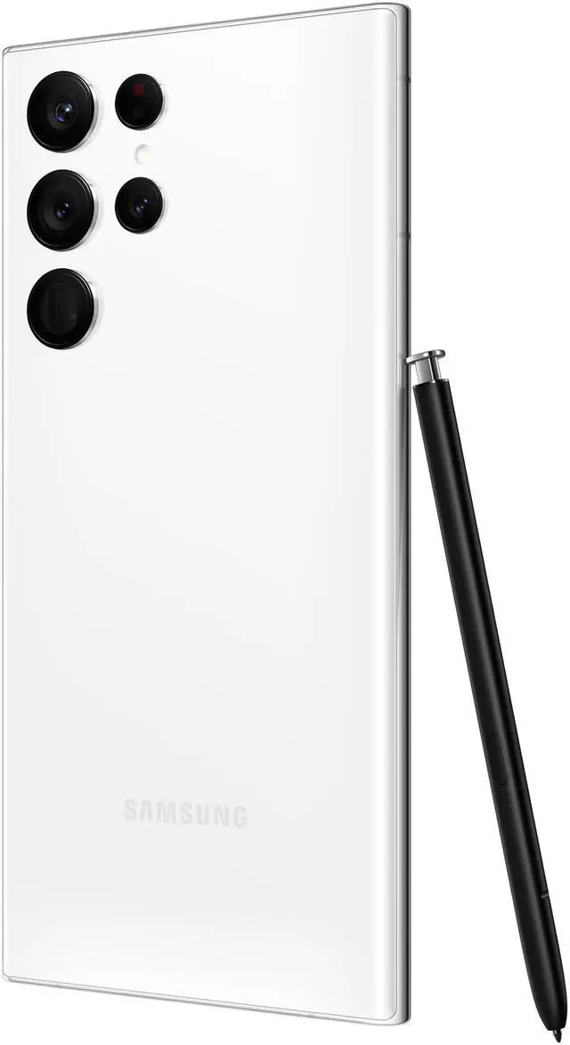 Alt view image 12 of 14 - Samsung Galaxy S22 Ultra Dual-SIM + eSIM 256GB ROM + 12GB RAM (GSM | CDMA) Factory Unlocked 5G SmartPhone (Phantom White) - International Version