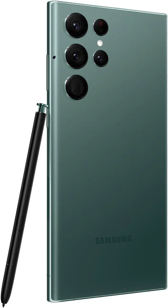 Alt view image 13 of 14 - Samsung Galaxy S22 Ultra Dual-SIM + eSIM 128GB ROM + 8GB RAM (GSM | CDMA) Factory Unlocked 5G SmartPhone (Green) - International Version