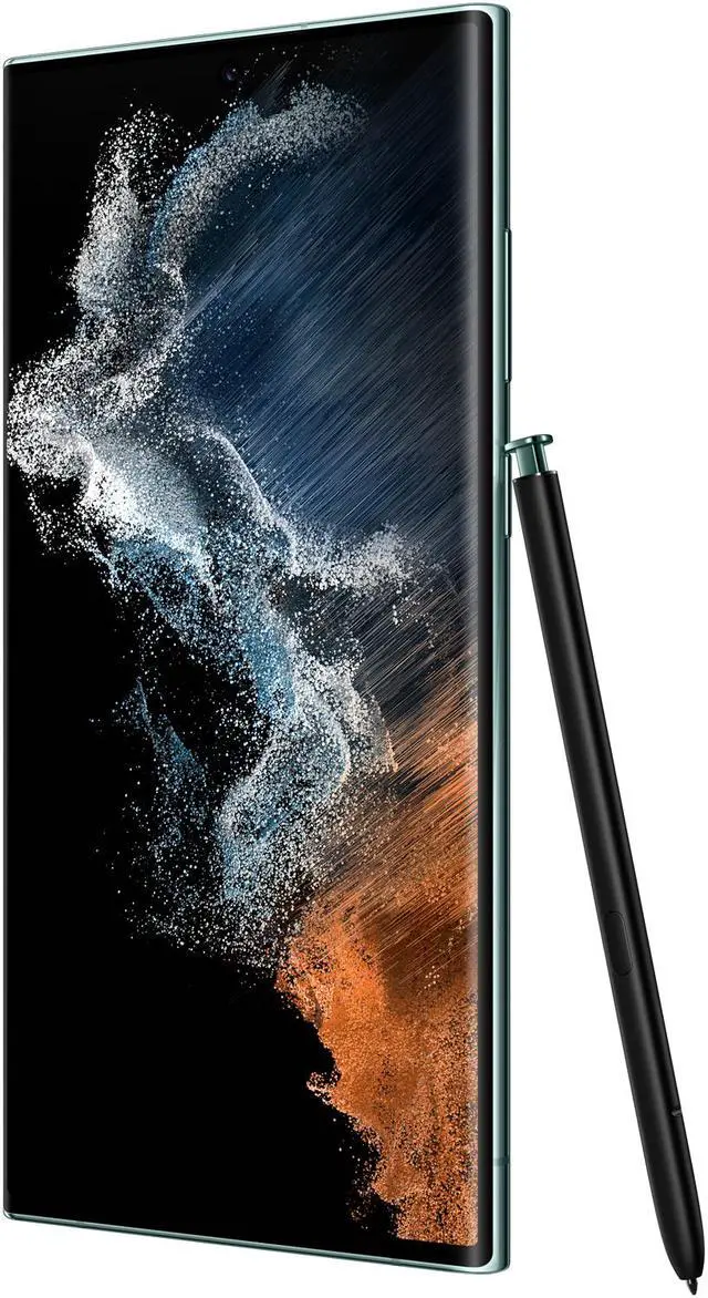 Alt view image 10 of 14 - Samsung Galaxy S22 Ultra Dual-SIM + eSIM 128GB ROM + 8GB RAM (GSM | CDMA) Factory Unlocked 5G SmartPhone (Green) - International Version