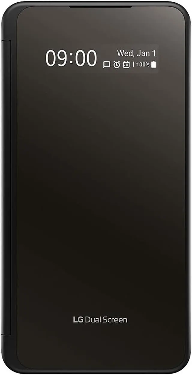 Alt view image 6 of 8 - LG G8X Thinq Dual Screen Unlocked Smartphone - 6/128 GB - Aurora Black